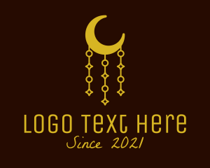 Islam - Muslim Moon Decoration logo design