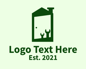 Green - Green Home Fixture logo design