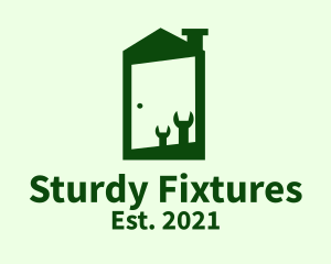 Fixture - Green Home Fixture logo design