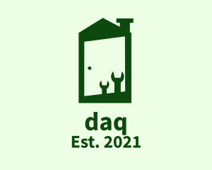 Green Home Fixture  logo design