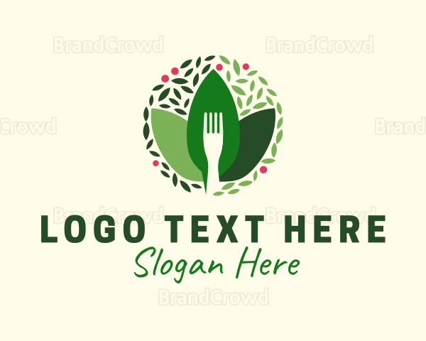 Restaurant Food Leaf Logo