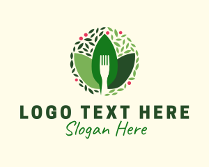 Restaurant Food Leaf Logo