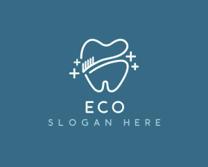 Tooth Brush Dental Logo