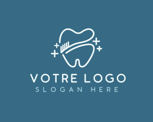 Dentistry - Tooth Brush Dental logo design