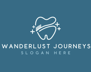 Oral Hygiene - Tooth Brush Dental logo design