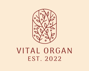 Organic Tree Lifestyle Wellness  logo design