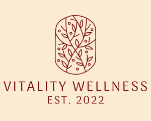 Organic Tree Lifestyle Wellness  logo design