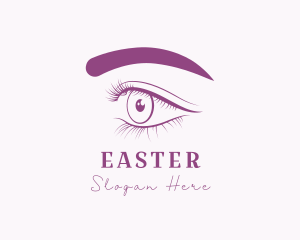 Eyelash - Beauty Eye Makeup logo design