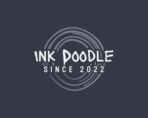 Scribbling - Doodle Graffiti Scribble logo design