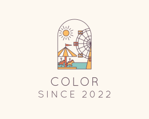 Colorful - Carnival Amusement Theme Park logo design