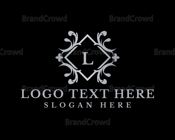 Elegant Ornament Crest Logo