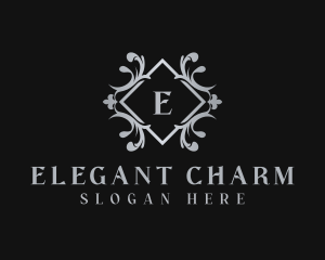 Elegant Ornament Crest logo design