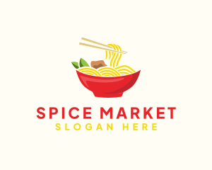 Asian Soup Noodles logo design