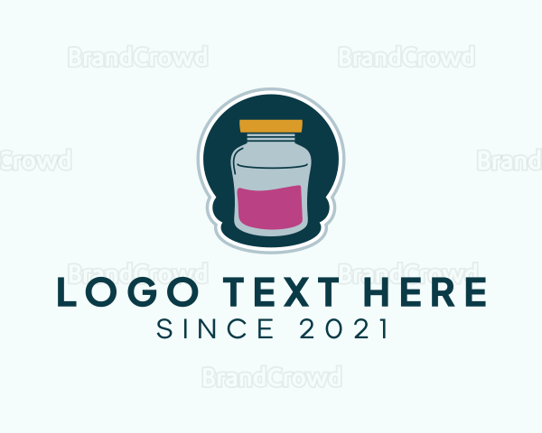 Jam Food Jar Logo