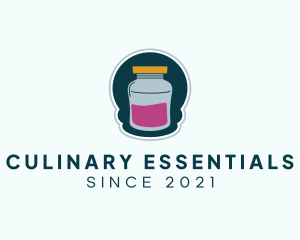 Jam Food Jar  logo design