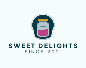 Jam Food Jar  logo design