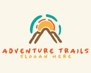 Sunrise Mountain Adventure logo design