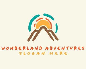 Sunrise Mountain Adventure logo design