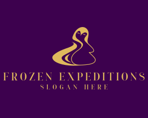 Antarctic - Penguin Animal Wildlife logo design