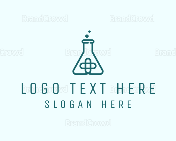 Medical Lab Flask Logo