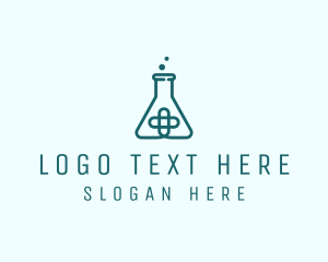 Lab Equipment - Medical Lab Flask logo design