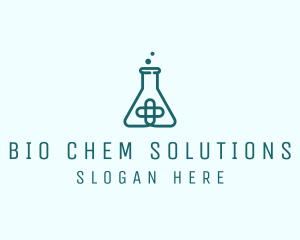 Biochemical - Medical Lab Flask logo design