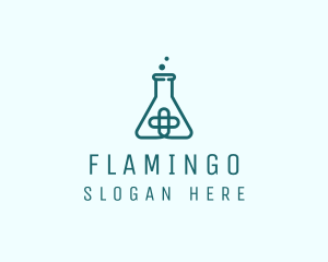Science - Medical Lab Flask logo design
