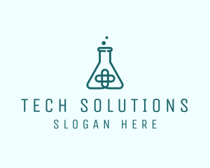 Biomedical - Medical Lab Flask logo design