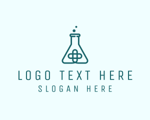 Medical Lab Flask Logo