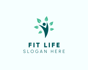 Healthy Lifestyle Fitness logo design