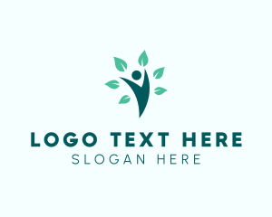 People - Healthy Lifestyle Fitness logo design