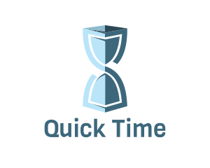 Minute - Protect Hourglass Time logo design