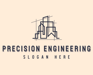 Engineering - Building Engineering Architect logo design