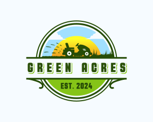 Grass - Lawn Mower Grass logo design