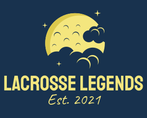 Yellow Moon Clouds logo design