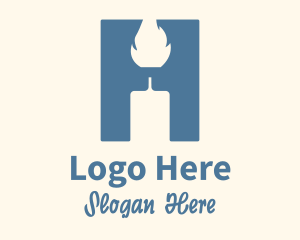 Blue Scented Candle Logo