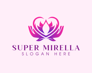 Spa - Beauty Lotus Massage logo design