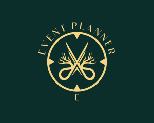Plant Scissor Gardener  Logo