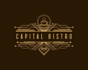 Coffee Bistro Cafe logo design