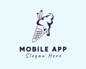 Sweet Ice Cream Dessert Logo