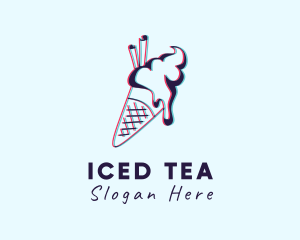 Sweet Ice Cream Dessert logo design