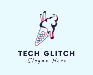 Sweet Ice Cream Dessert logo design