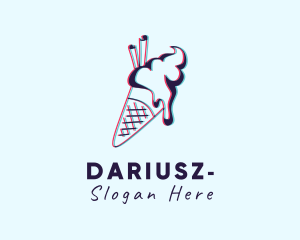 Dessert - Sweet Ice Cream Dessert logo design