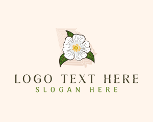 Map - Cherokee Rose Georgia logo design