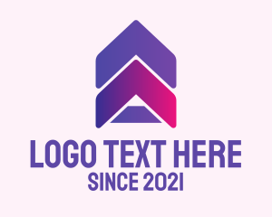 High Tech - Digital Logistics Arrow logo design