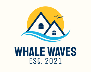 Sunny Wave House Realty logo design