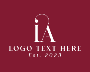 Letter Ia - Fashion Apparel Boutique logo design