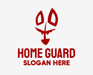 Red Guard Dog logo design