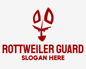 Red Guard Dog logo design