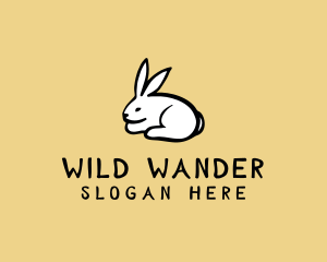 Rabbit Animal Cartoon logo design